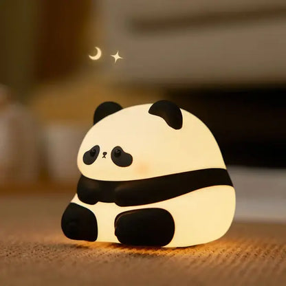 Kids' Cute Panda Night Lights Soft & Safe Silicone Night Light Lamp