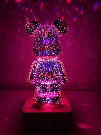 Sweet Dreams! Gummy Bear Night Light LED Firework Lamp