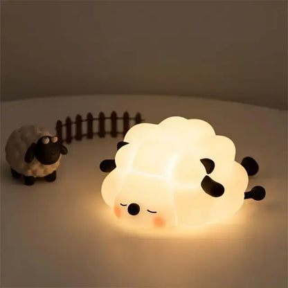 Kids' Cute Sheep Night Lights Soft & Safe Silicone Night Light Lamp