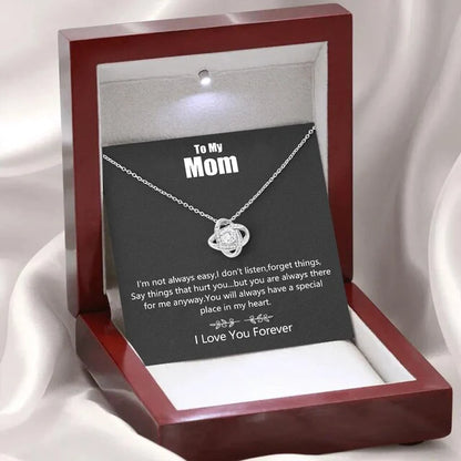 AmoorCity Mother's Day Special Flower Chain Necklace. Delicate flower pendant necklace, perfect gift for Mom on Mother's Day. Available in gold or silver