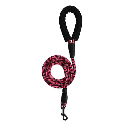 Comfortable dog walking harness and leash set by AmoorPet. Perfect for large and medium dogs. Adjustable harness for a secure fit.
