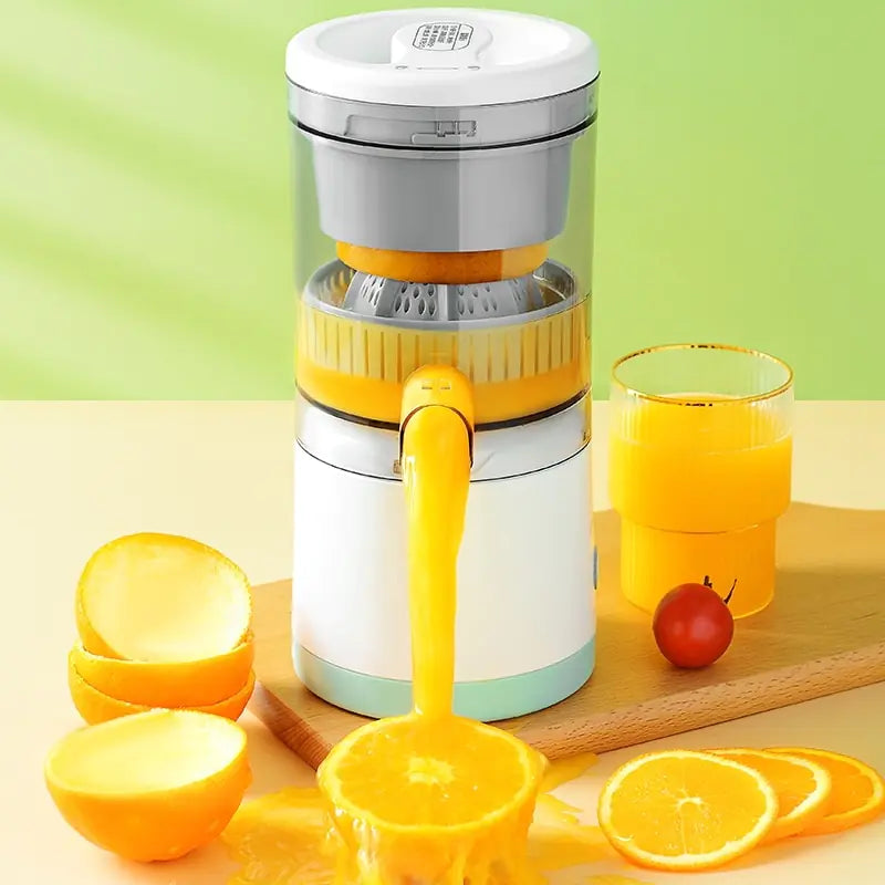 AmoorCity Portable Electric Juicer USB Charging Orange Lemon Fruit Blender