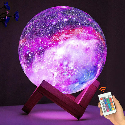 Magical Galaxy in Your Room! 3D Crystal Ball Night Light.