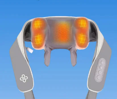 AmoorCare Shiatsu Neck Massager: Personalized Relaxation & Posture Support. Electric shiatsu neck and shoulder massager with heat therapy. Provides deep tissue massage for stress relief and improved posture.