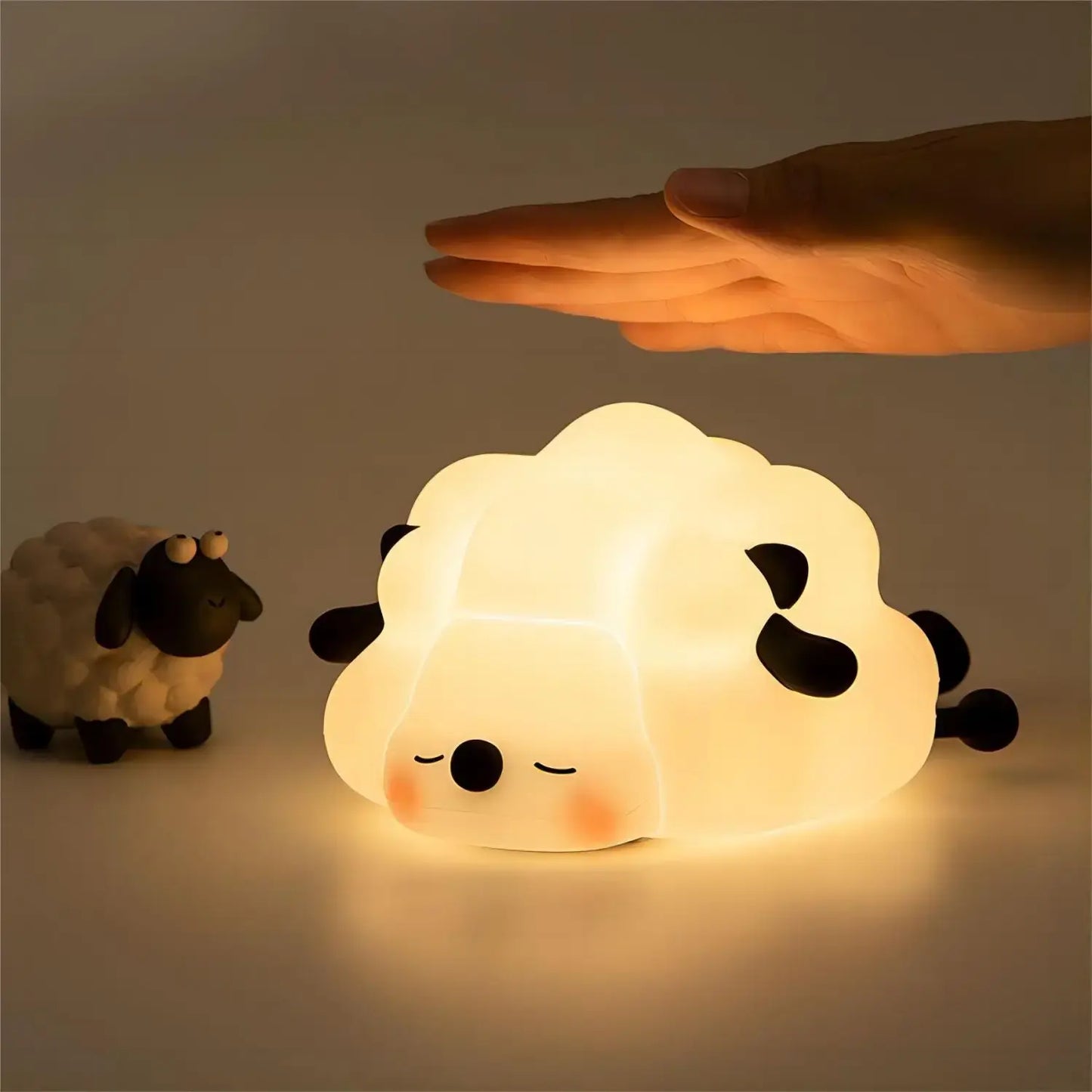 Kids' Cute Sheep Night Lights Soft & Safe Silicone Night Light Lamp