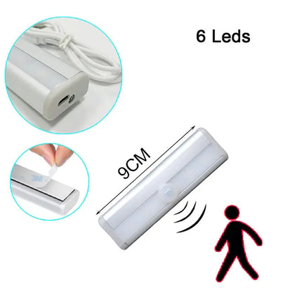 AmoorCity LED USB عصا خشبية لاسلكية ضوء ليلي