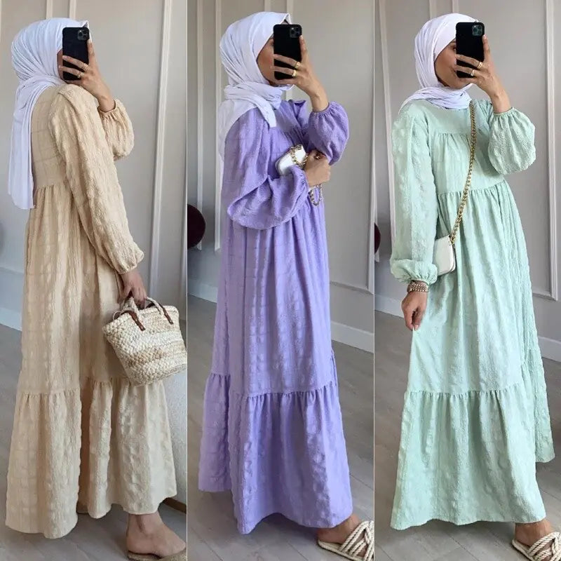 Elegant Abaya Dress: Loose & Comfortable by AmoorFemme