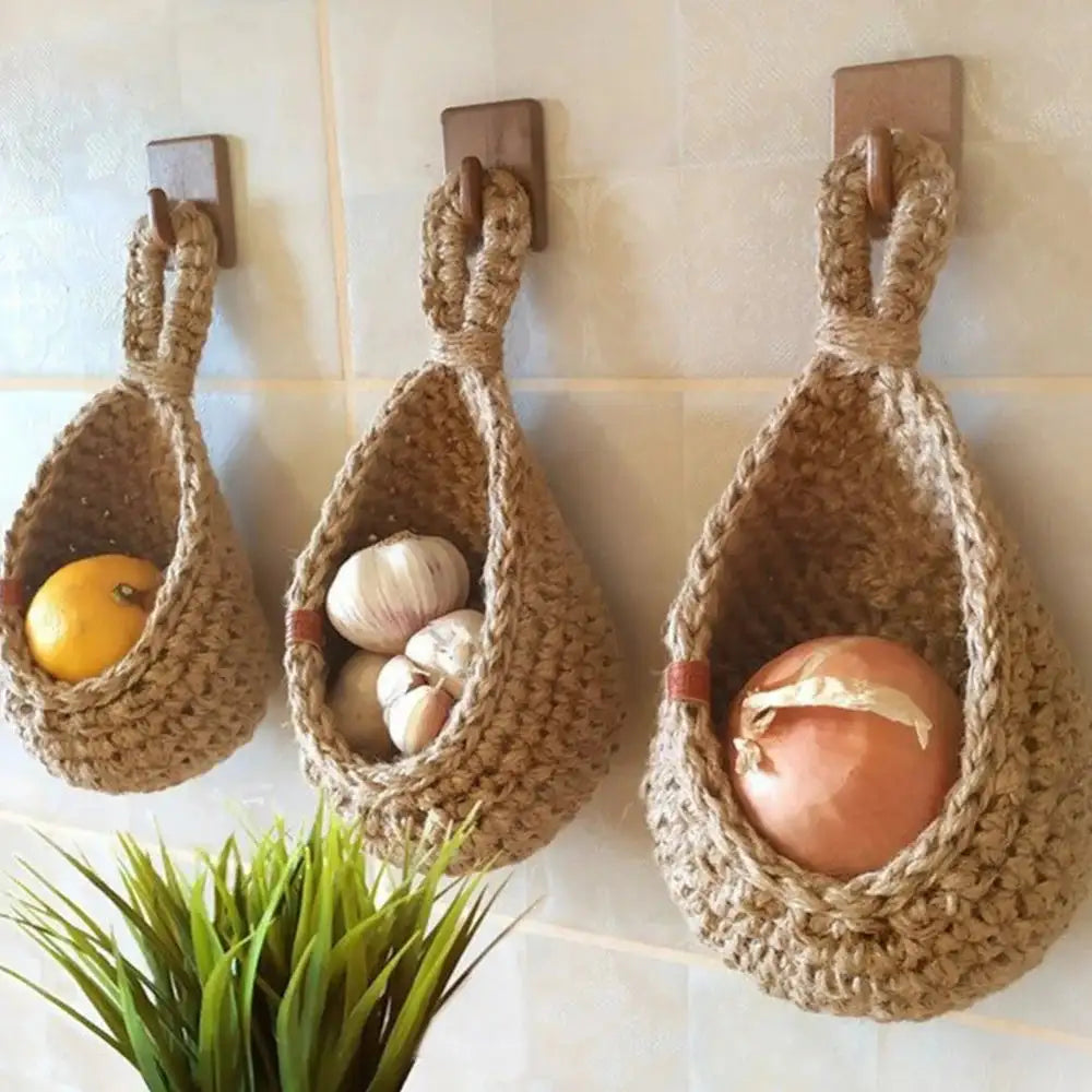 Beautiful Storage! Amoorcity Woven Nest Baskets Decorative.